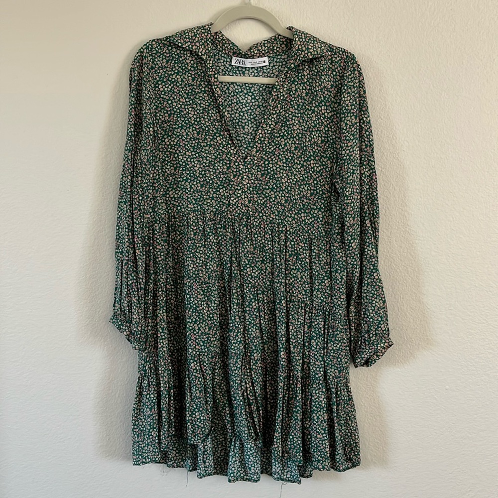 Zara mini floral dress